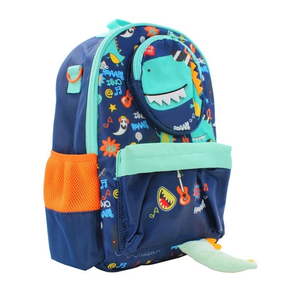 Vest İlkokul Çantası Mavi Dinozor - Resim 2