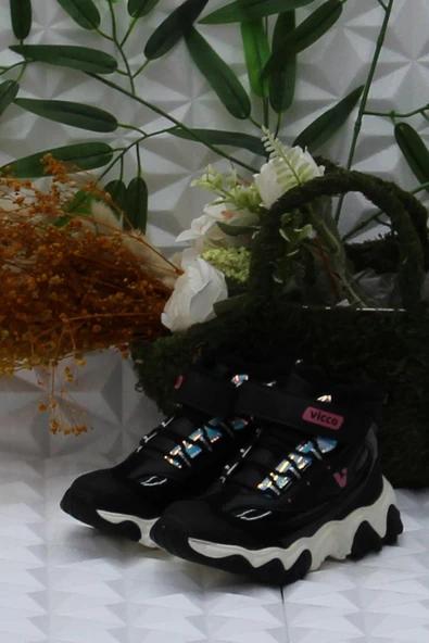 Vicco 946.P24K.423 Siyah Radus Big Kids Phylon Kız Çocuk Bot - Resim 3