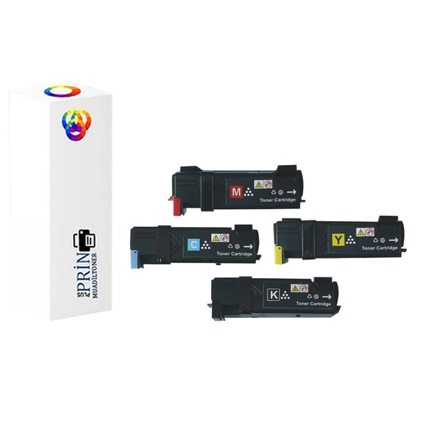Xerox Phaser 6500n - 106R01604 4 renk Muadil Toner