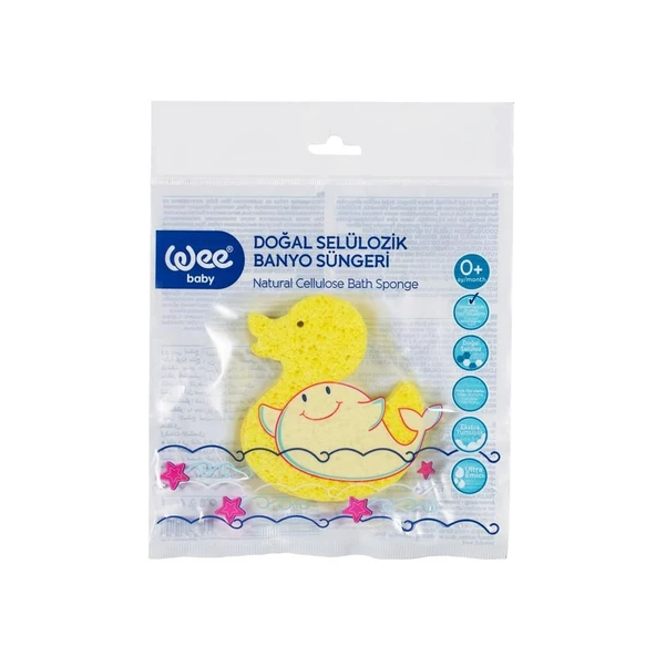 Wee 915 Doğal Selüloz Banyo Süngeri - 5