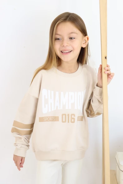Champions Baskılı Sweat - 11