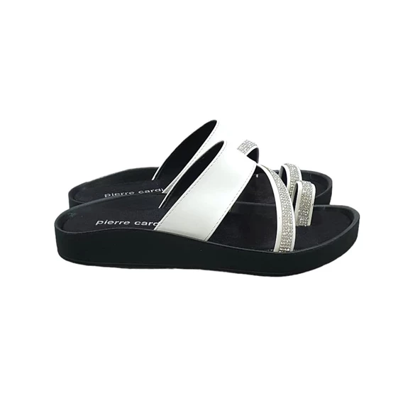 Pierre Cardin Anatomik Taban Taşlı Parmak Geçen Bayan Terlik - 2