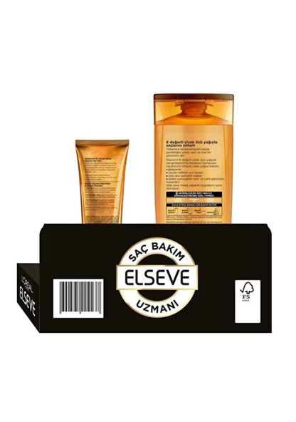 Elseve Mucizevi Yağ Şampuan 390 Ml + Saç Güzelleştirici Krem 150 - Resim 2