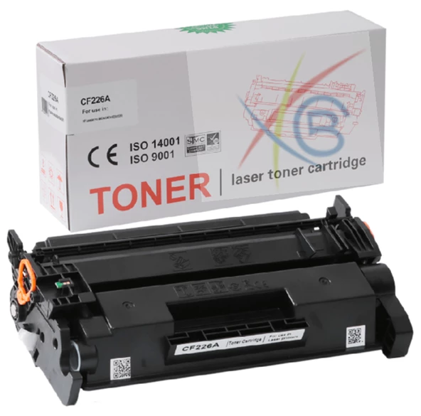 Muadil Toner CF226A/CRG052 SİYAH ÇİPLİ 3100 Sf