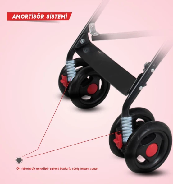 Rival Tokyo Hafif Baston Bebek Arabası RV108 Kahverengi - 5