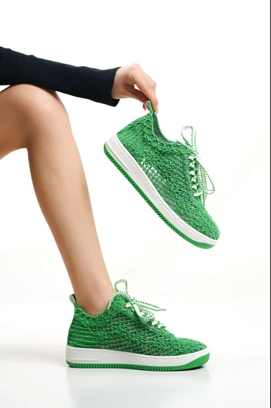 New Presto Yeşil Kadın Spor Ayakkabı - 1