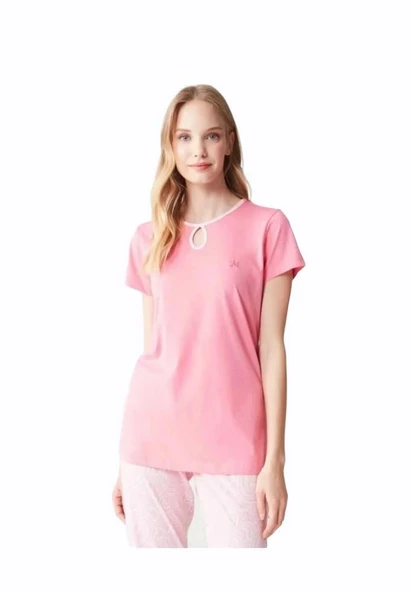 Mod Collection 3260 Kısa Kol Pamuklu Bayan Pijama Takım - 6