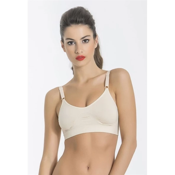 Miss Fit 1503 İnce Askı Minimiser Dikişsiz Büstiyer - 5