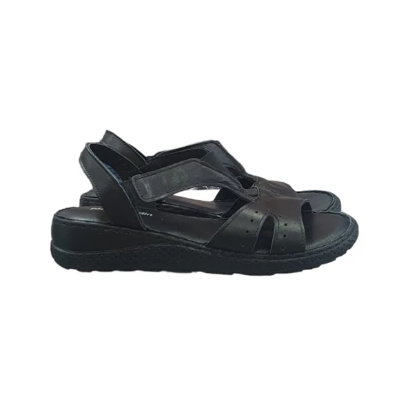 Pierre Cardin Deri Anatomik Bayan Sandalet Ayakkabı - 2