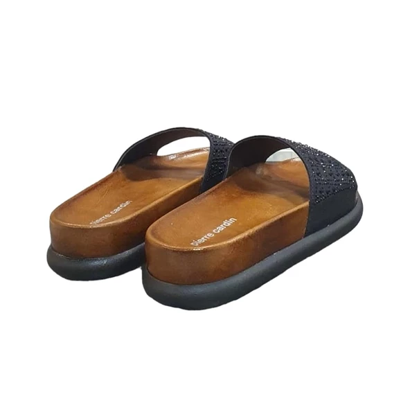Pierre Cardin Taşlı Dolgu Topuk Günlük Bayan Terlik - 3