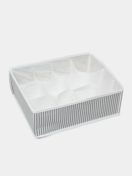 Periboia 12 Bölmeli Pratik Bölmeli Çekmece Düzenleyici Organizer(İç Çamaşırı Kravat Çorap Düzenleyici) - 3