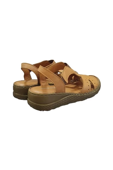 Pierre Cardin Deri Anatomik Bayan Sandalet Ayakkabı - 12