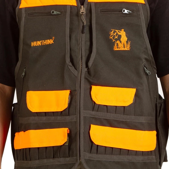Hunthink Haki-Turuncu Av Yeleği - 3