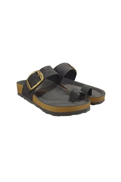 Pierre Cardin Anatomik Taban Süet Parmak Arası Bayan Terlik - 6