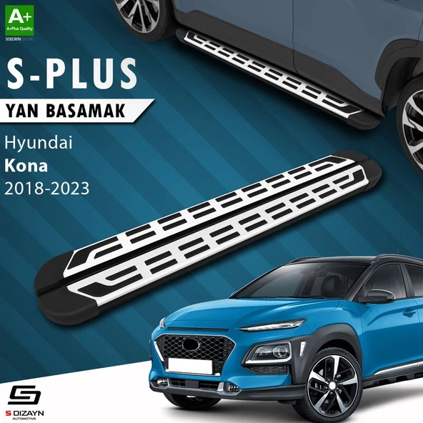 S-Dizayn Hyundai Kona S-Plus Gri Yan Basamak 173 Cm 2018-2023