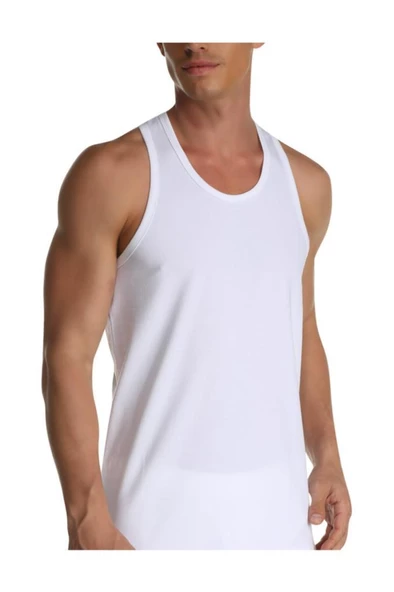 Çift Kaplan 916 Pamuklu Elastanlı Spor Erkek Atlet - 3