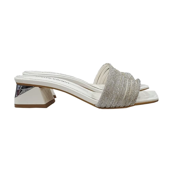 Pierre Cardin Taşlı Dolgu Topuk Günlük Bayan Terlik - 4