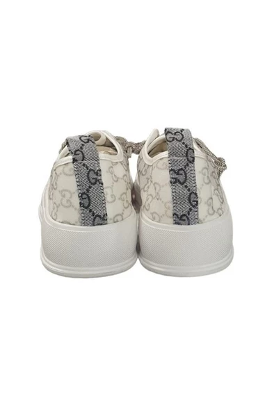 Guja Taşlı Bağcıklı Üstü Tekstil Sneaker Bayan Spor Ayakkabı - 9
