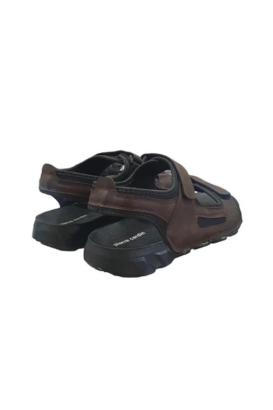 Pierre Cardin Üstü Cırtlı Ayarlı Anatomik Taban Erkek Sandalet - 9