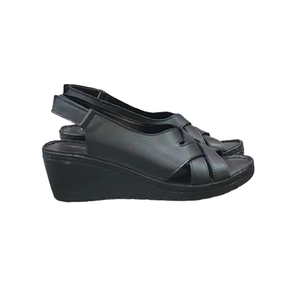 Pierre Cardin Deri Anatomik Bayan Sandalet Ayakkabı - 2