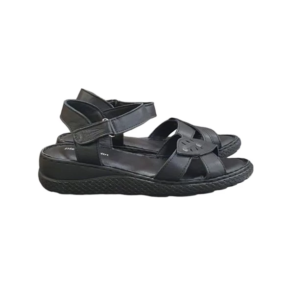 Pierre Cardin Deri Anatomik Bayan Sandalet Ayakkabı - 5