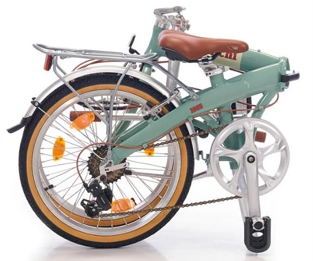 20J BİANCHİ FOLDING NEW VINTAGE KATLANIR BİSİKLET -  CELESTE - Resim 2