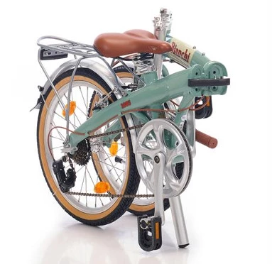 20J BİANCHİ FOLDING NEW VINTAGE KATLANIR BİSİKLET -  CELESTE - Resim 3