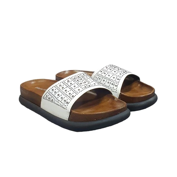 Pierre Cardin Taşlı Dolgu Topuk Günlük Bayan Terlik - 7