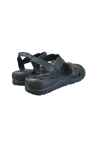 Pierre Cardin Deri Anatomik Bayan Sandalet Ayakkabı - 9