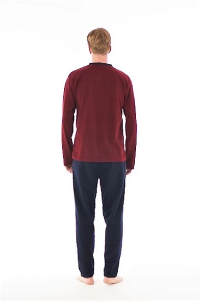 Estiva Alt Üst Günlük Polar Erkek Pijama Takım - 6