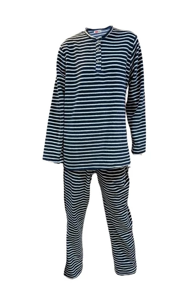 Ciciten 22320 Çizgili Kışlık Kalın Bayan Polar Pijama Takım - 5
