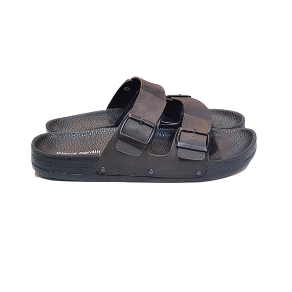 Pierre Cardin Çift Bantlı Ayarlı Anatomik Taban Erkek Terlik - 4
