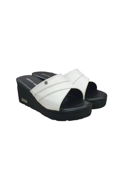Pierre Cardin Anatomik Dolgu Topuk Günlük Bayan Terlik - 10