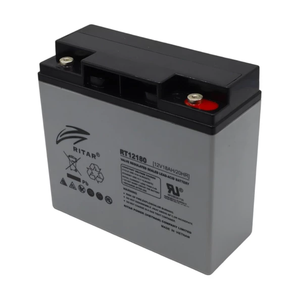 RİTAR 12V 18AH BAKIMSIZ KURU TİP AGM VRLA AKÜ - 3