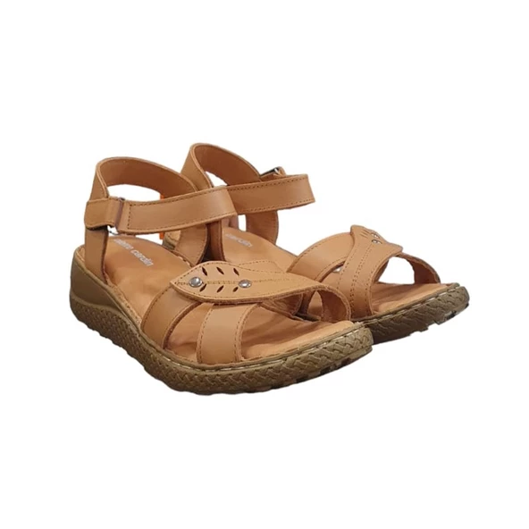 Pierre Cardin Deri Anatomik Bayan Sandalet Ayakkabı - 7