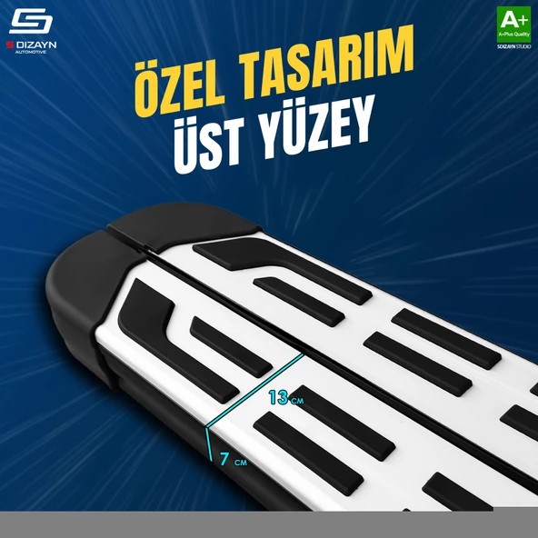 S-Dizayn Nissan X-Trail T33 S-Plus Gri Yan Basamak 183 Cm 2022 Üzeri - 3