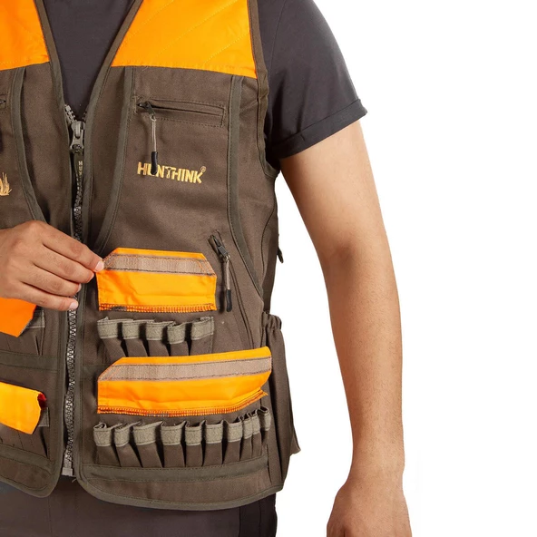 Hunthink Camel-Turuncu Av Yeleği - 5