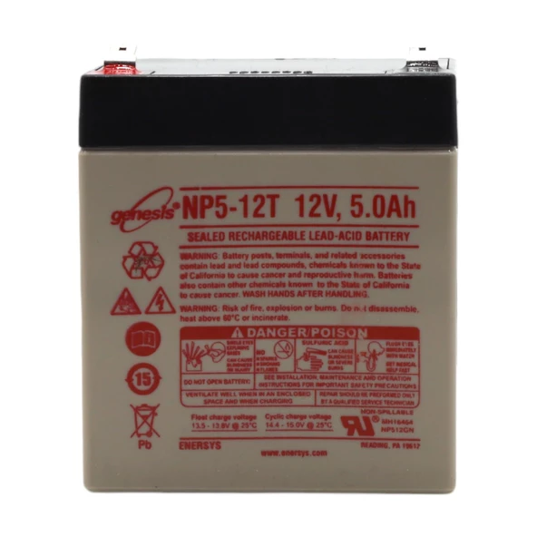 ENERSYS GENESİS NP5-12T 12V 5AH BAKIMSIZ KURU TİP AGM VRLA AKÜ