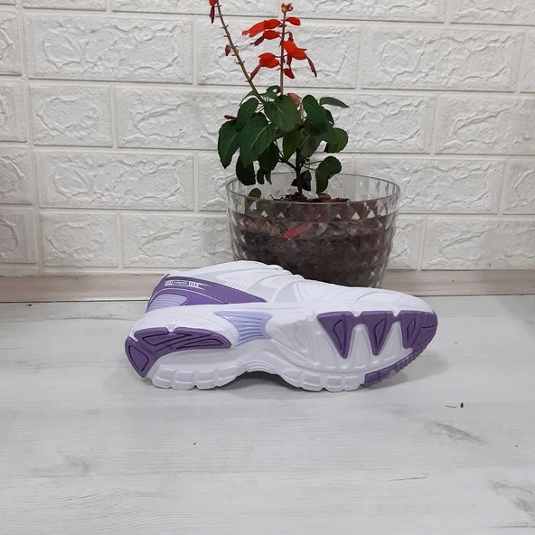 Kinetix Arıon Beyaz-Mor Renk Fuspetli Athletic Koşu Spor Ayakkabı - 10