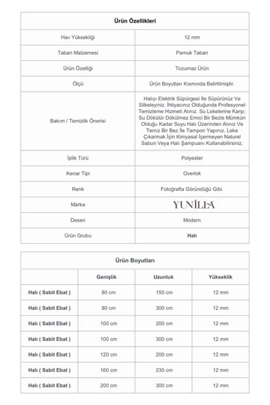 YUNİLLA İnka Halı-Iz01K - 6