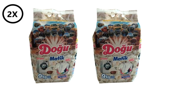 Doğumatik Toz Çamaşır Deterjanı Beyazlar İçin 9 KG X 2 Adet - 3