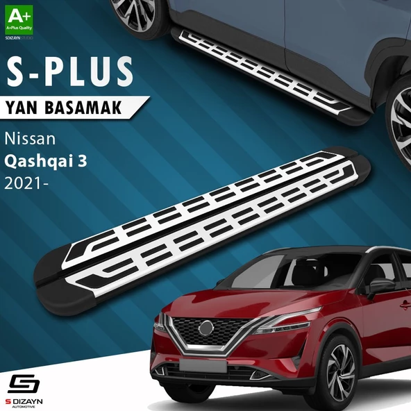 S-Dizayn Nissan Qashqai 3 S-Plus Gri Yan Basamak 173 Cm Etekli 2021 Üzeri - 1