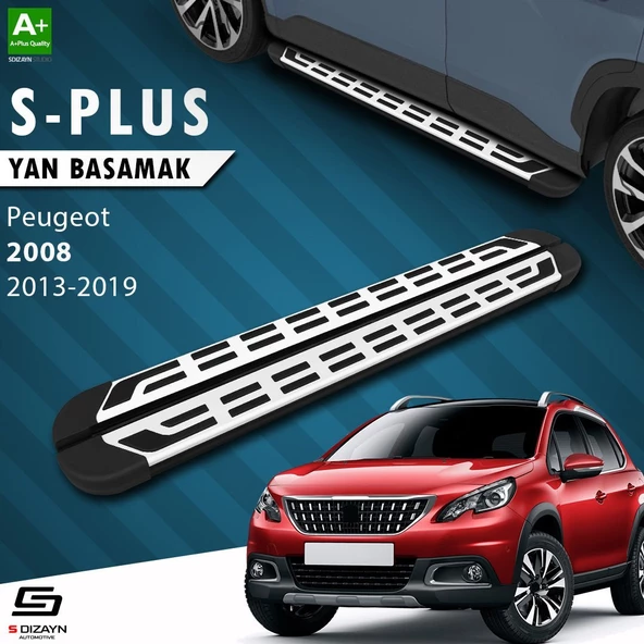 S-Dizayn Peugeot 2008 S-Plus Gri Yan Basamak 173 Cm 2013-2019
