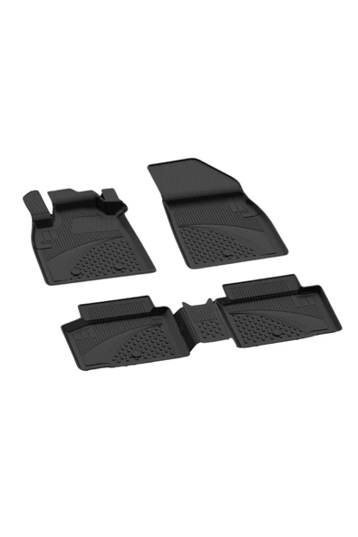 Renault Duster Benzinli / Full Hybrid 2024+ Uyumlu SAHLER Araca Özel 4.5D Havuzlu Oto Paspas - Duster