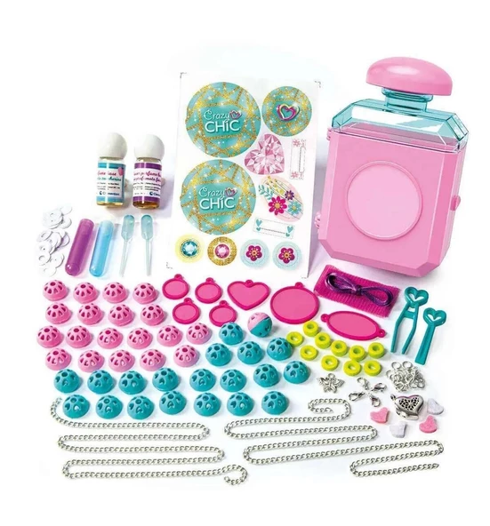 Clementoni Crazy Chic Fashion Parfümlü Takılar Oyun Seti LCM-18600 - 3