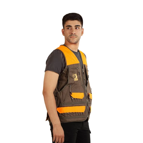 Hunthink Camel-Turuncu Av Yeleği - 3