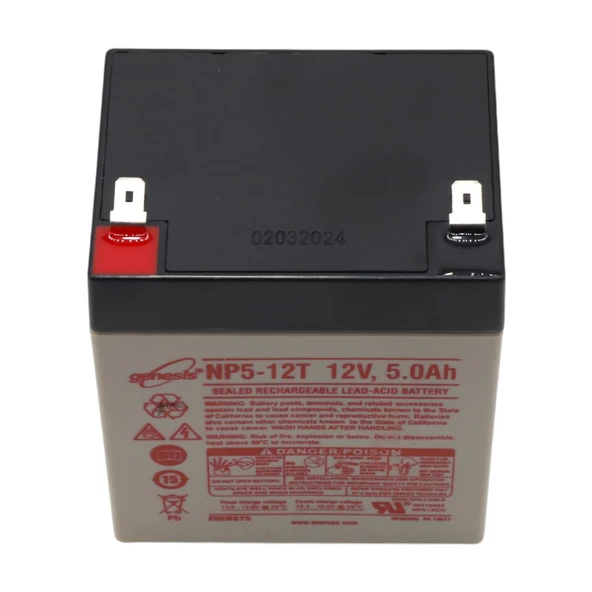 ENERSYS GENESİS NP5-12T 12V 5AH BAKIMSIZ KURU TİP AGM VRLA AKÜ - 4
