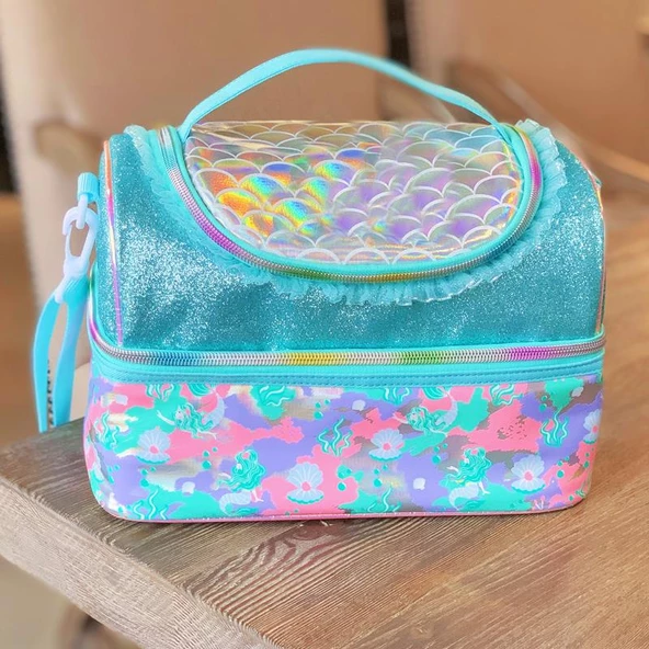 Vest Beslenme Çantası Çift Katlı Mavi Deniz Kızı - 9