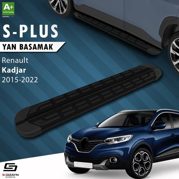 S-Dizayn Renault Kadjar S-Plus Siyah Yan Basamak 173 Cm 2015-2022