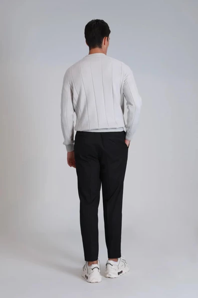 Lufian Glen Spor Erkek Chino Pantolon Slim Fit Siyah - 2